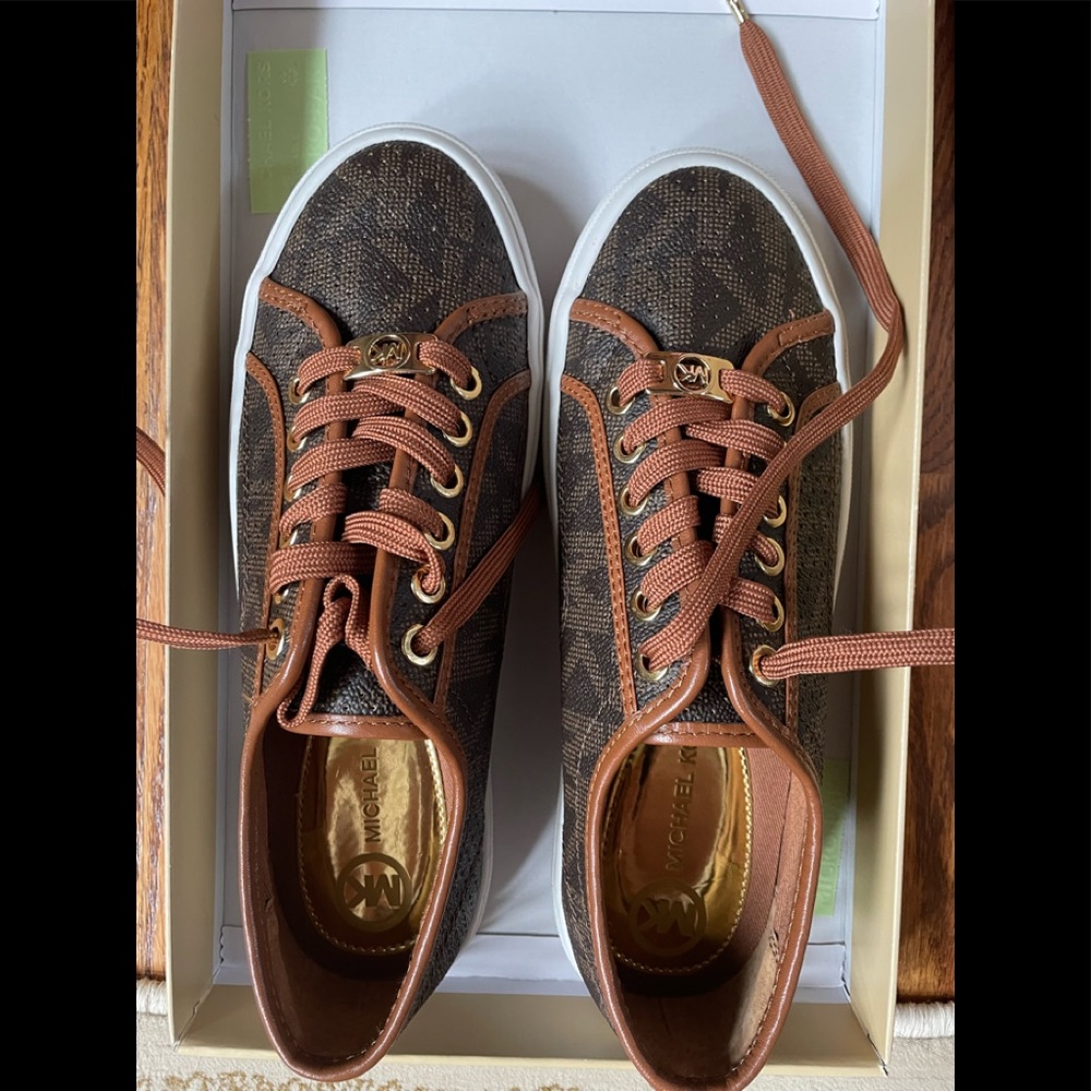 Womens Michael Kors Shoes Michael Kors Brown Boerum fashion Sneakers